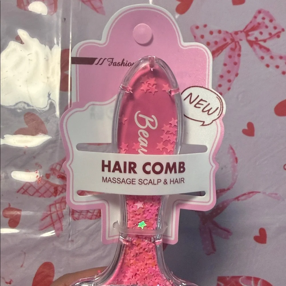 Kpop Confetti paddle hair brush